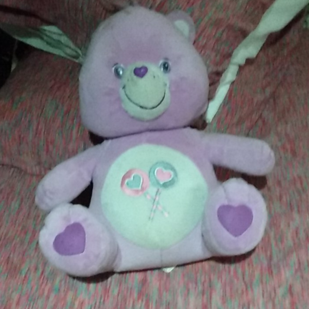 collectable Purple Care Bear